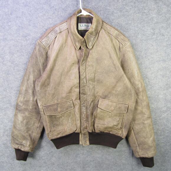 VINTAGE Jacket Mens Large Brown Flying Tiger Bomber